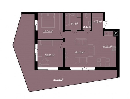 2-комнатная 72.75 м² в ЖК Avalon Lux от 32 000 грн/м², Львов