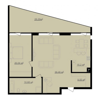 2-комнатная 94.93 м² в ЖК Avalon Lux от 32 000 грн/м², Львов