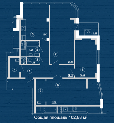 3-кімнатна 102.88 м² в ЖК PesochinSky від 12 000 грн/м², смт Пісочин