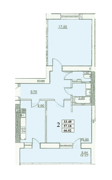 2-комнатная 66.02 м² в ЖК Сахарова от 13 000 грн/м², Одесса