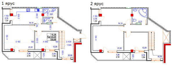 5+ комнат 102.12 м² в ЖК Особняк-К от 14 500 грн/м², Винница