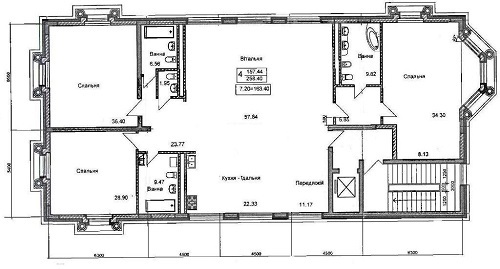 5+ комнат 260 м² в ЖК на Андреевском спуске, 30-34В от застройщика, Киев