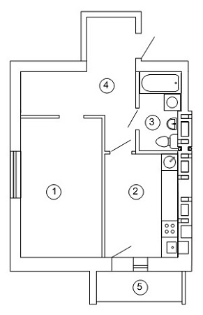 1-комнатная 39.12 м² в ЖК Новокиевский от 13 500 грн/м², с. Новые Петровцы