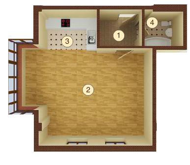 1-комнатная 45.75 м² в ЖК Дом на Мечникова от застройщика, Днепр