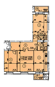3-комнатная 89.3 м² в ЖК Эспланада от застройщика, Сумы