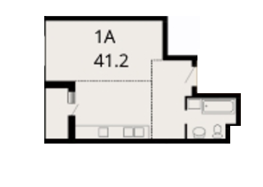 1-комнатная 41.2 м² в ЖК Линкольн от 15 500 грн/м², Львов
