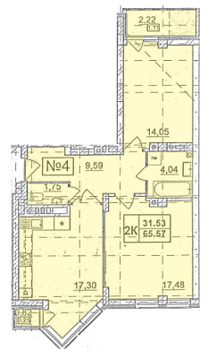 2-кімнатна 65.57 м² в ЖК Сихівська околиця від 14 900 грн/м², Львів