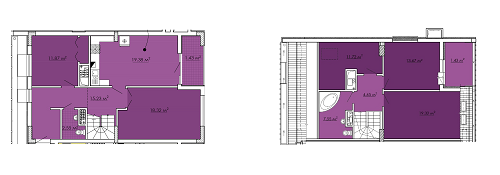 5+ комнат 128.86 м² в ЖК Kvartal Praud от 21 790 грн/м², Львов