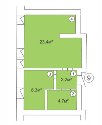 1-кімнатна 39.6 м² в ЖК Вересковий від 13 800 грн/м², Київ