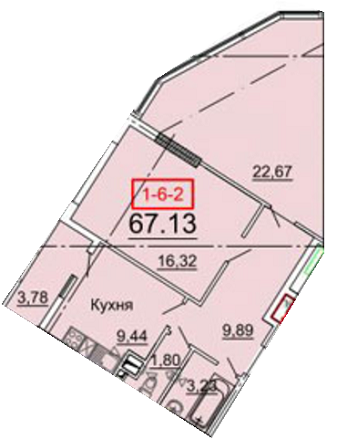 2-кімнатна 67.13 м² в ЖК Тридцять перша перлина від 26 520 грн/м², Одеса
