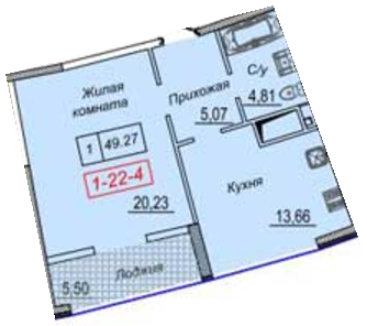 1-комнатная 49.27 м² в ЖК Тридцать вторая жемчужина от 25 730 грн/м², Одесса