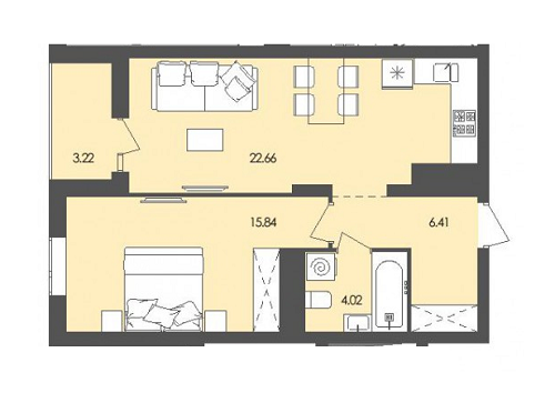 1-комнатная 50.54 м² в ЖК Avalon Zelena Street от 14 100 грн/м², Львов