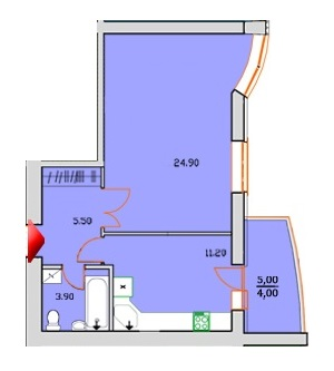 1-комнатная 49.5 м² в ЖК Сонячна Оселя от 11 900 грн/м², г. Буча
