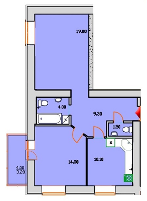 2-комнатная 61.1 м² в ЖК Сонячна Оселя от 11 900 грн/м², г. Буча