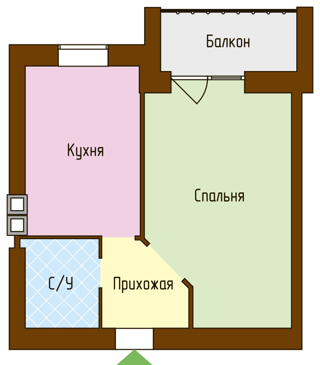 1-кімнатна 42 м² в ЖК Петропавлівський посад від 13 830 грн/м², с. Петропавлівська Борщагівка