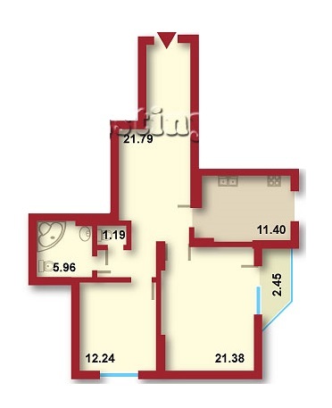 2-комнатная 79.86 м² в ЖД на ул. Каунасская, 2А от 19 500 грн/м², Киев