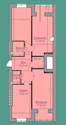 3-комнатная 83.8 м² в ЖК Агора от застройщика, Хмельницкий