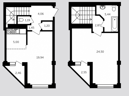2-кімнатна 73.5 м² в ЖК Адмірал Сенявін від 16 090 грн/м², Херсон