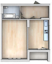 1-кімнатна 52.85 м² в ЖК 4 сезони від 21 000 грн/м², Київ