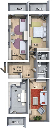 3-кімнатна 95.44 м² в ЖК Гармонія від 12 000 грн/м², Львів