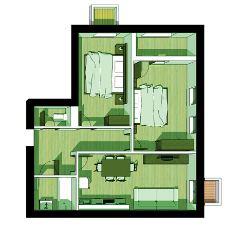 2-комнатная 67.49 м² в ЖК Город трав от 14 260 грн/м², Львов