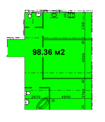 2-кімнатна 98.36 м² в ЖК Каскад від 17 450 грн/м², Дніпро