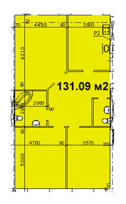 3-комнатная 131.09 м² в ЖК Каскад от застройщика, Днепр