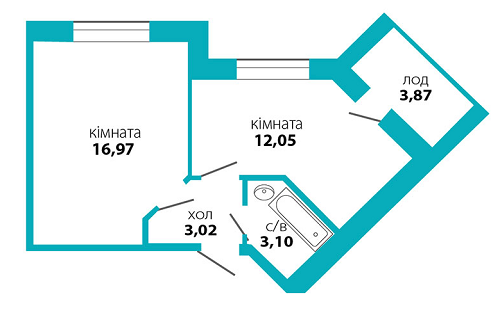 1-комнатная 39 м² в ЖК Квартал Виноградний от 11 450 грн/м², Ивано-Франковск