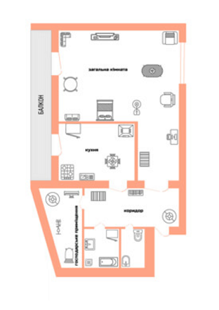 1-комнатная 73.34 м² в ЖК Краковский от 31 000 грн/м², Львов