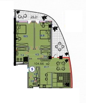 2-кімнатна 104.66 м² в ЖК Ланжерон від 52 000 грн/м², Одеса