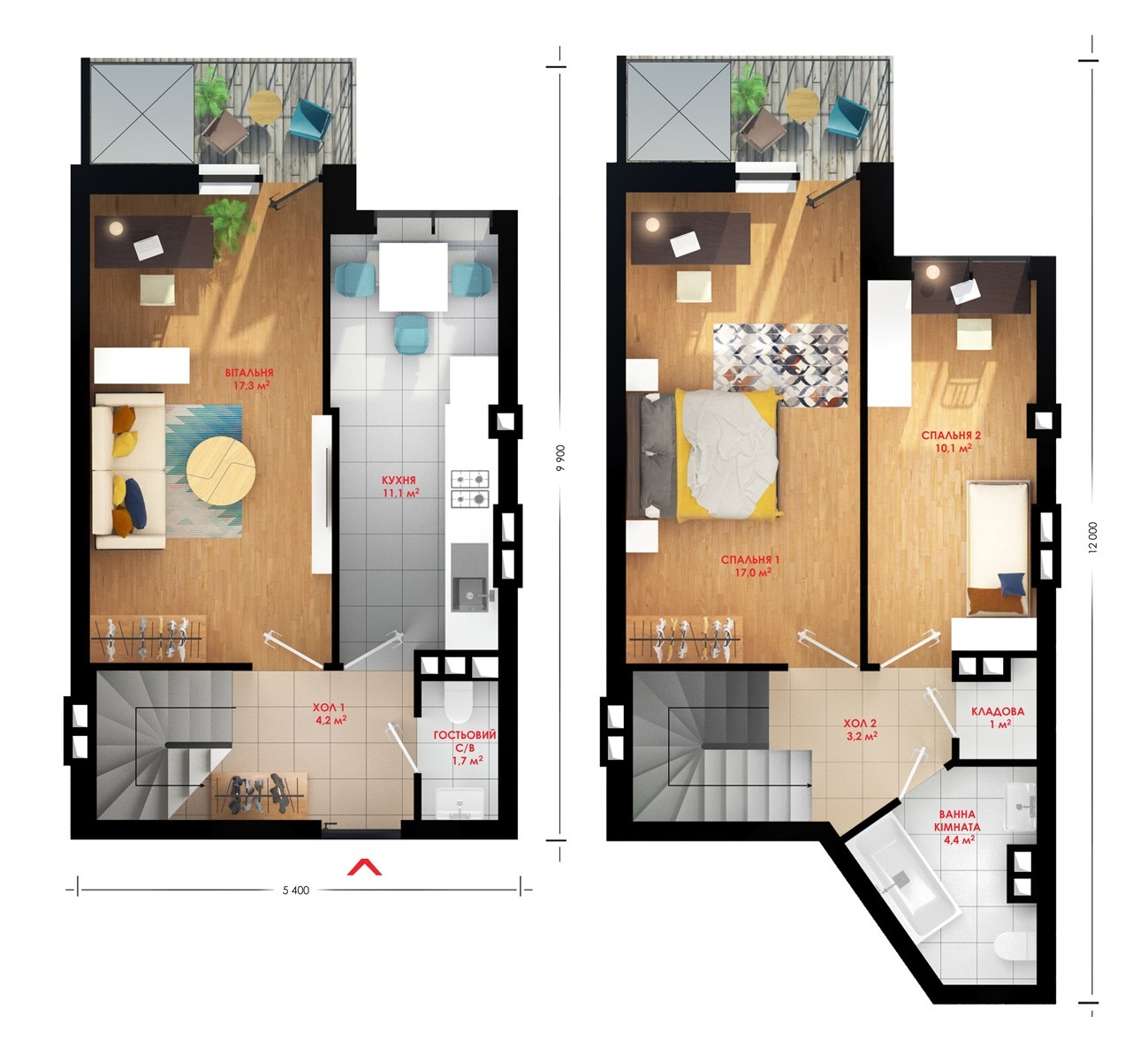 3-кімнатна 71.3 м² в ЖК Львівський Квартал від 22 750 грн/м², Київ
