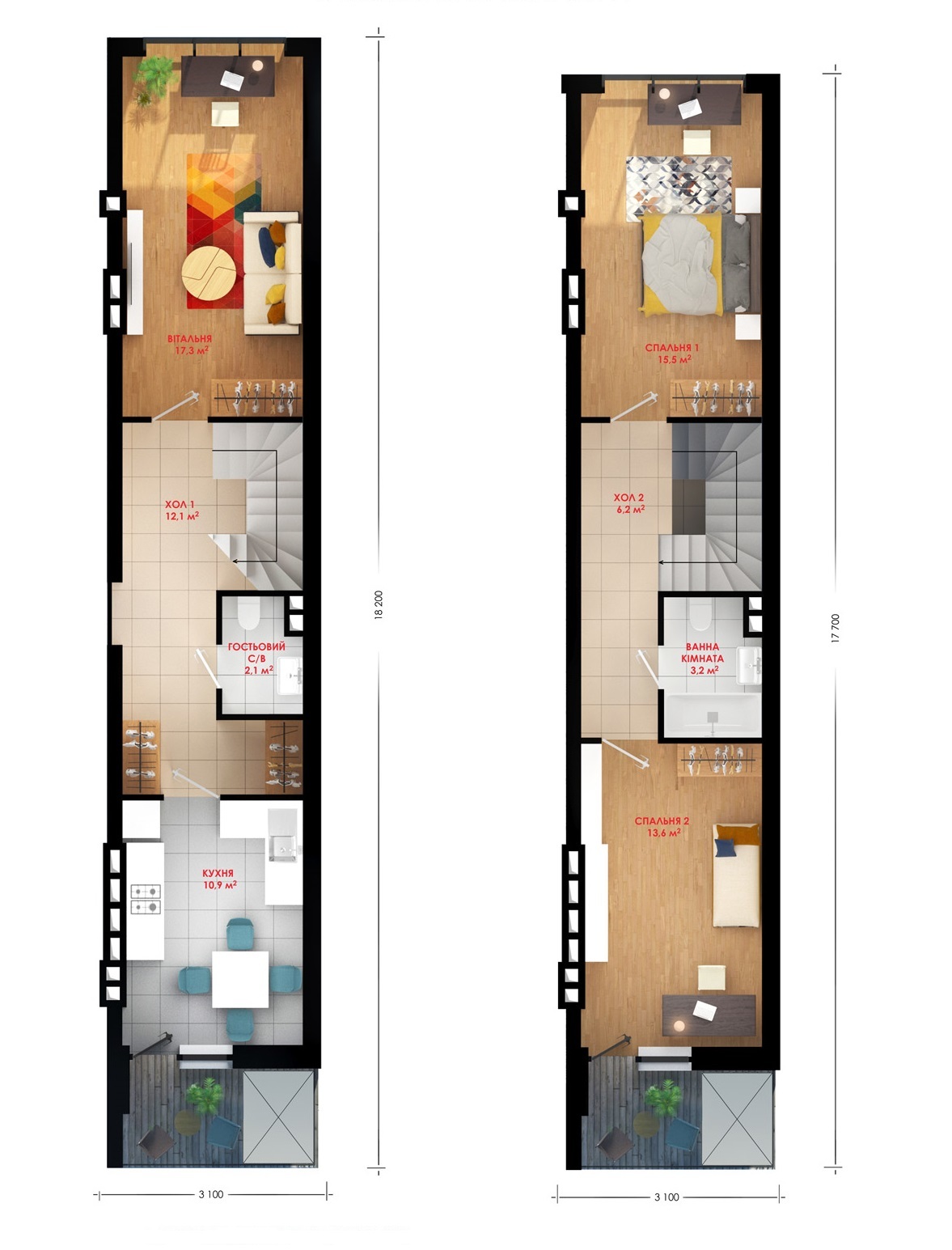 3-кімнатна 78.7 м² в ЖК Львівський Квартал від 22 750 грн/м², Київ