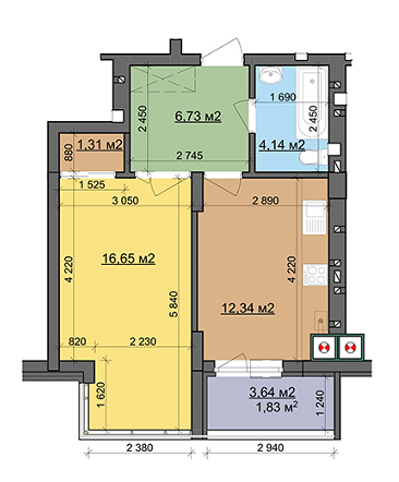 1-комнатная 43 м² в ЖК Леви Міста от 17 000 грн/м², Львов