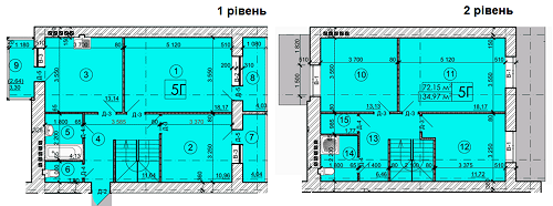 5+ комнат 134.97 м² в ЖК на ул. 600-летия, 17 от 9 800 грн/м², Винница