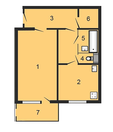 1-комнатная 47.28 м² в ЖК на ул. Октябрьская, 34Б от 17 650 грн/м², г. Вишневое