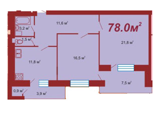 2-комнатная 78 м² в ЖК на вул. Стуса / вул. Данилишиних от 11 500 грн/м², г. Трускавец