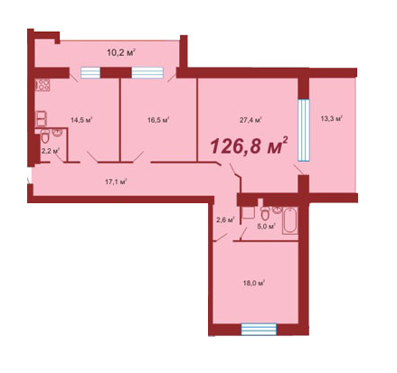 3-кімнатна 126.8 м² в ЖК на вул. Стуса / вул. Данилишиних від 12 500 грн/м², м. Трускавець