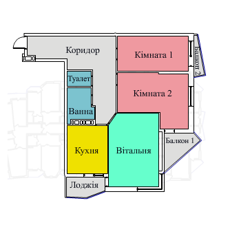 3-комнатная 79.21 м² в ЖК на вул. Тролейбусна, 3 от 11 500 грн/м², Тернополь
