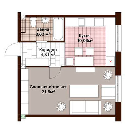 1-комнатная 40 м² в ЖК на ул. Черновола, 7 от 5 250 грн/м², г. Новый Роздол