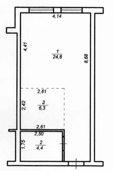 1-кімнатна 35.5 м² в ЖК Чубинське від 14 500 грн/м², с. Чубинське