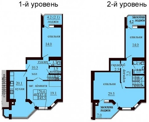 Дворівнева 145.5 м² в ЖК Софія Сіті від 19 000 грн/м², с. Софіївська Борщагівка