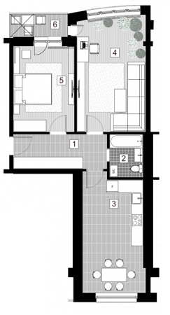 2-кімнатна 67.03 м² в ЖК Женев'єва-2 від 17 070 грн/м², м. Ірпінь