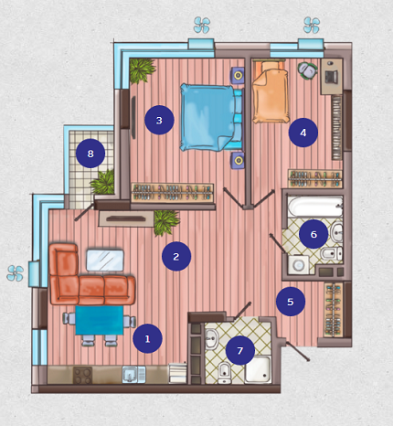 3-комнатная 80.11 м² в ЖК Французский квартал 2 от 34 920 грн/м², Киев