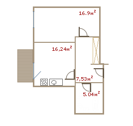 1-кімнатна 48 м² в ЖК Ясна Поляна від 52 560 грн/м², Одеса