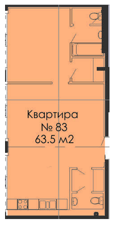 1-кімнатна 63.5 м² в ЖК Cascade Plaza від 72 200 грн/м², Дніпро