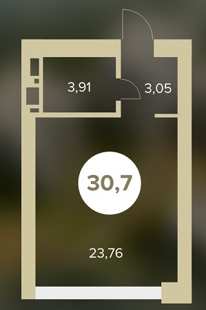 1-кімнатна 30.72 м² в ЖК Chehov Парк Квартал від 13 000 грн/м², м. Ірпінь