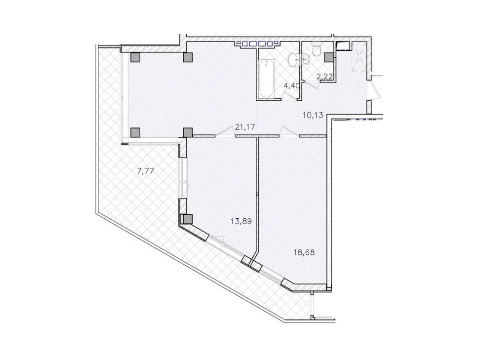 2-кімнатна 78.26 м² в ЖК Green Wood від 44 150 грн/м², Одеса