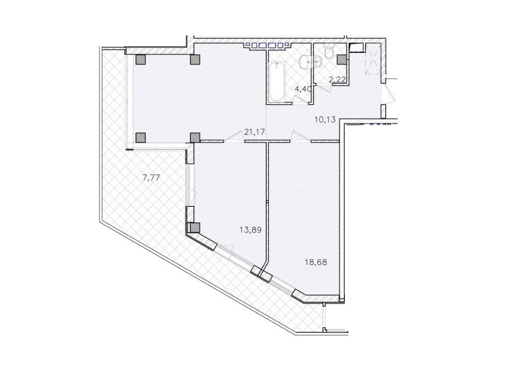 2-кімнатна 78.26 м² в ЖК Green Wood від 44 150 грн/м², Одеса