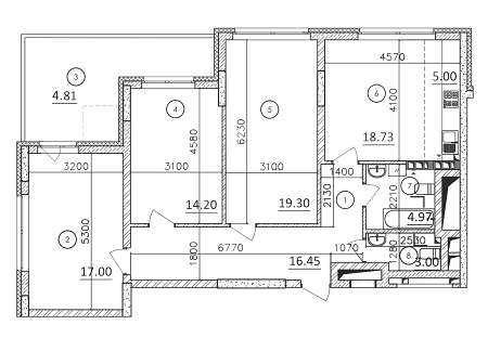 3-комнатная 98.46 м² в ЖК Karaway Tower от 26 000 грн/м², Киев