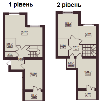 4-кімнатна 115.4 м² в ЖК Мюллер Хаус від 15 700 грн/м², с. Петропавлівська Борщагівка